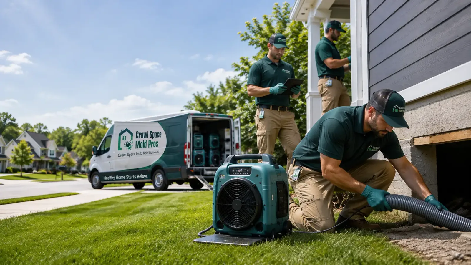 Crawl Space Mold Removal in Turtle Lake, WI